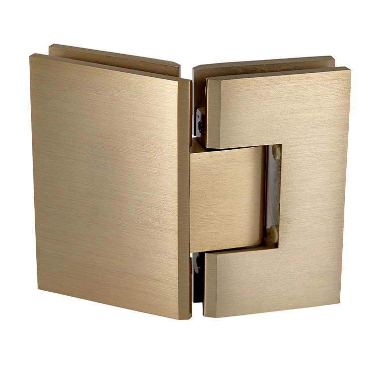 Glass to Glass Shower Door Hinge 135°: Vienna 045, Brushed Bronze – CRL V1E045BBRZ