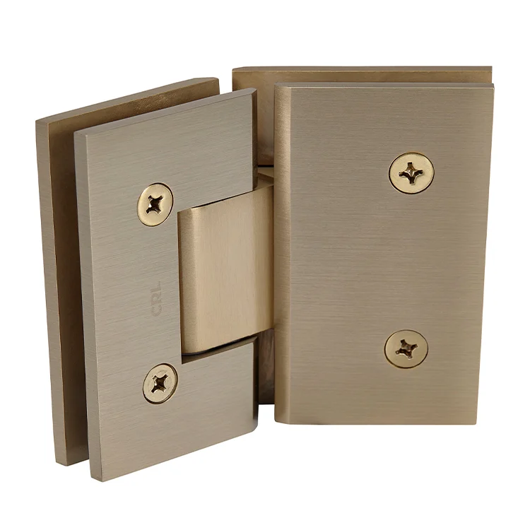 Glass to Glass Shower Door Hinge 135°: Vienna 045, Brushed Bronze – CRL V1E045BBRZ, photo 3