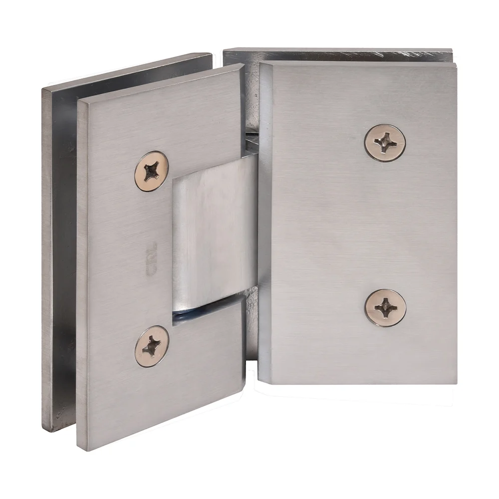 Glass to Glass Shower Door Hinge 135°: Vienna 045, Brushed Chrome – CRL V1E045BCH, photo 3