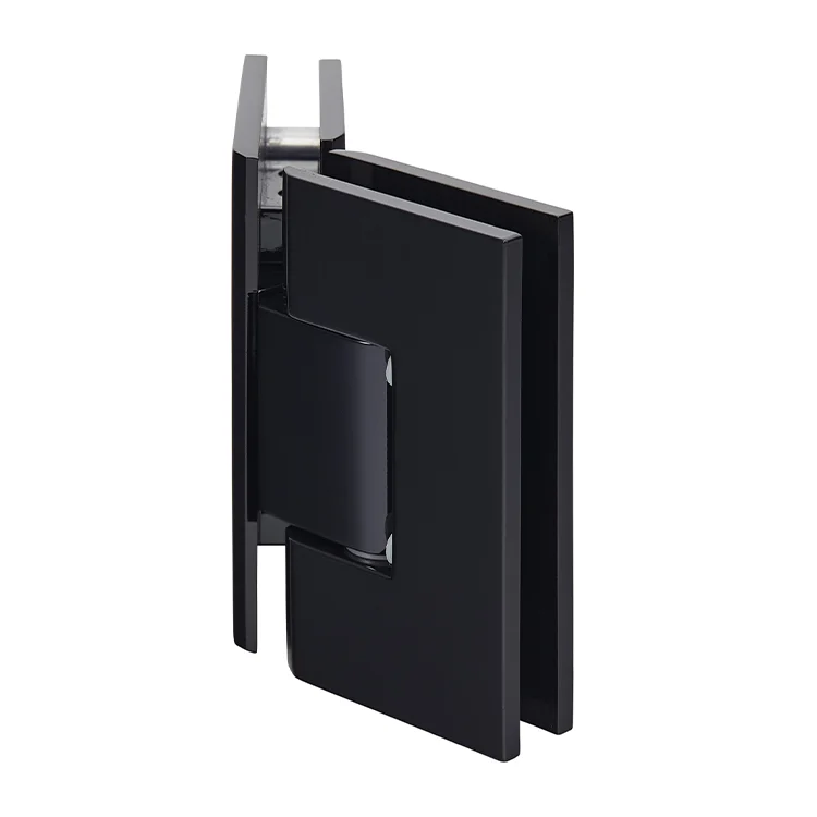 Glass to Glass Shower Door Hinge 135°: Vienna 045, Gloss Black – CRL V1E045BL
