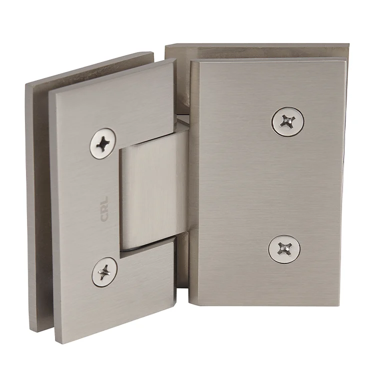 Glass to Glass Shower Door Hinge 135°: Vienna 045, Brushed Nickel – CRL V1E045BN, photo 3