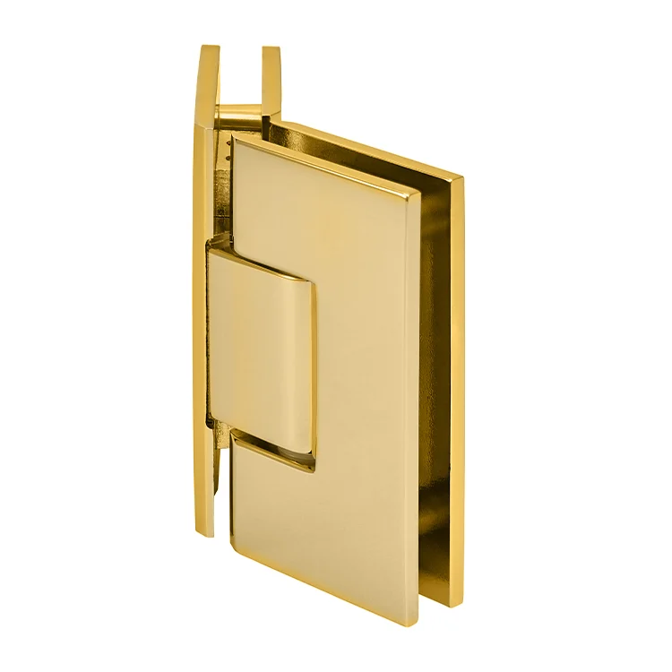 Glass to Glass Shower Door Hinge 135°: Vienna 045, Polished Brass – CRL V1E045BR