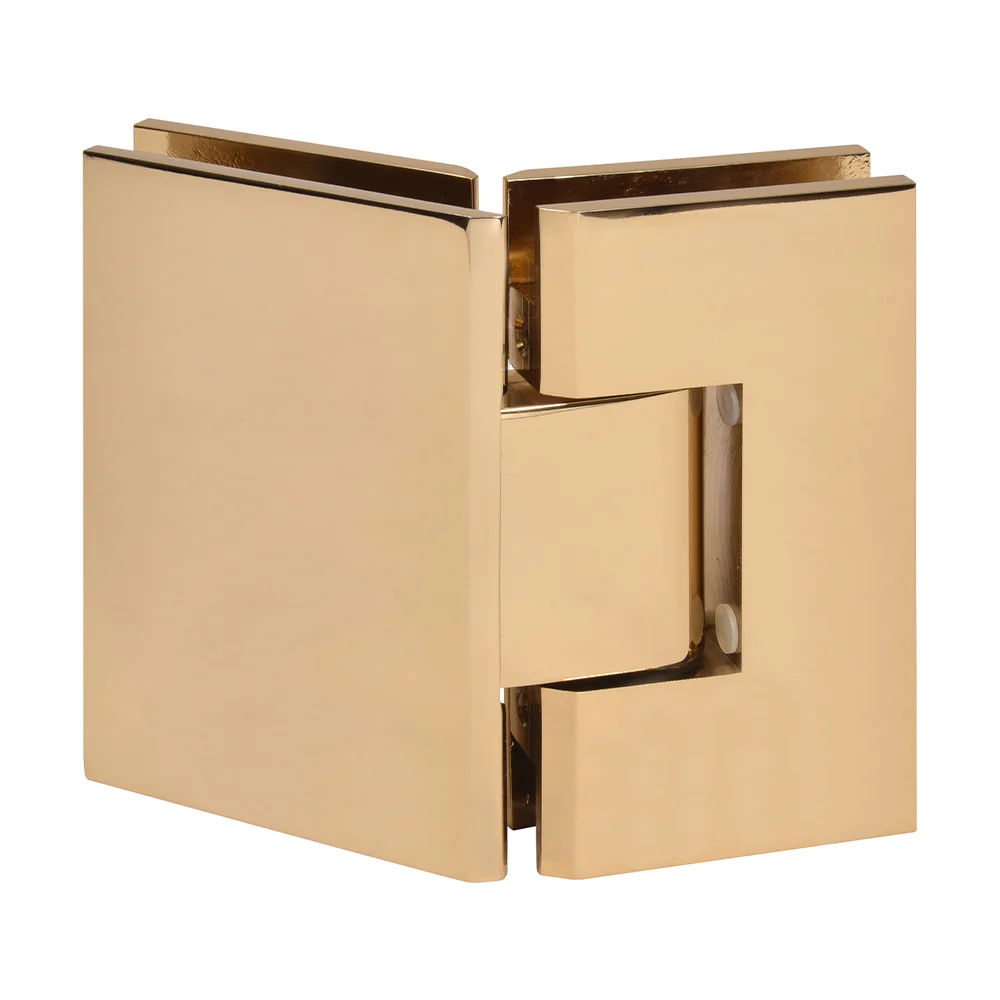 Glass to Glass Shower Door Hinge 135°: Vienna 045, French Gold – CRL V1E045FG