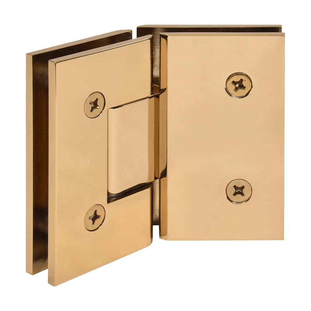 Glass to Glass Shower Door Hinge 135°: Vienna 045, French Gold – CRL V1E045FG, photo 3