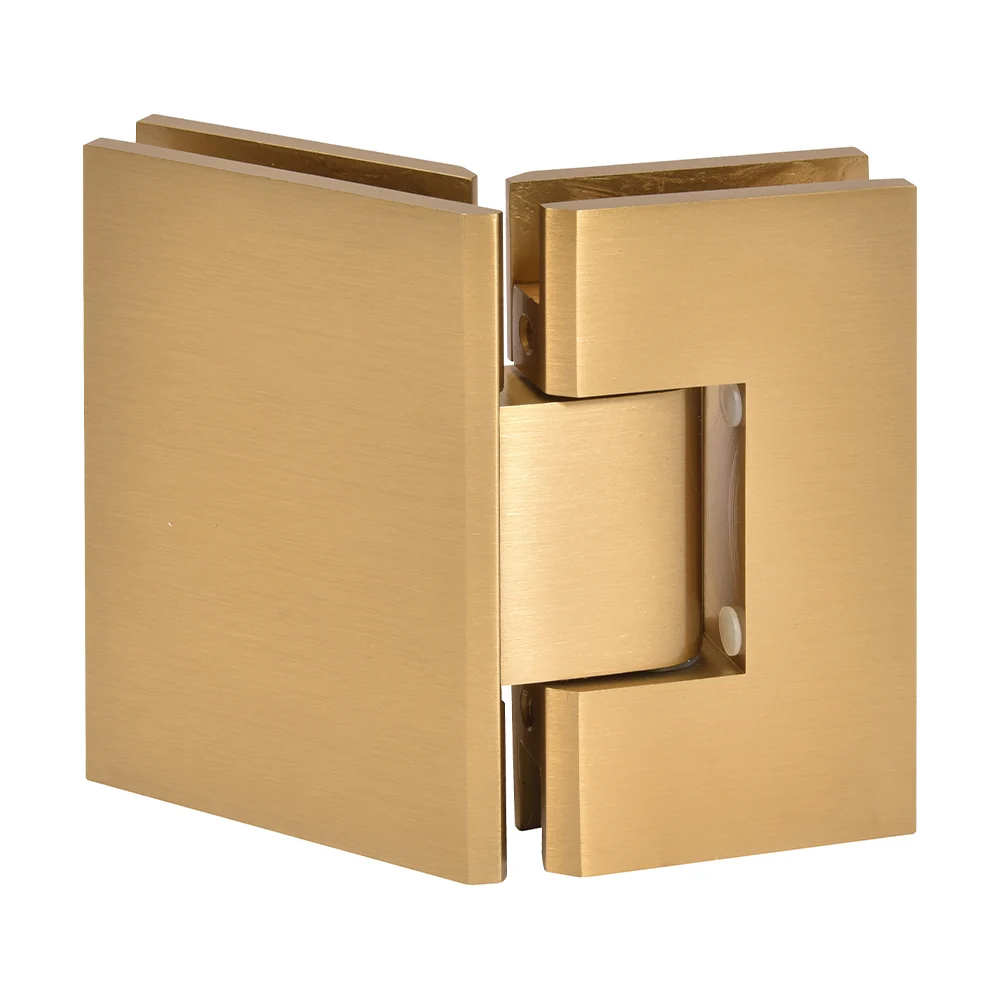 Glass to Glass Shower Door Hinge 135°: Vienna 045, Modern Gold – CRL V1E045MG
