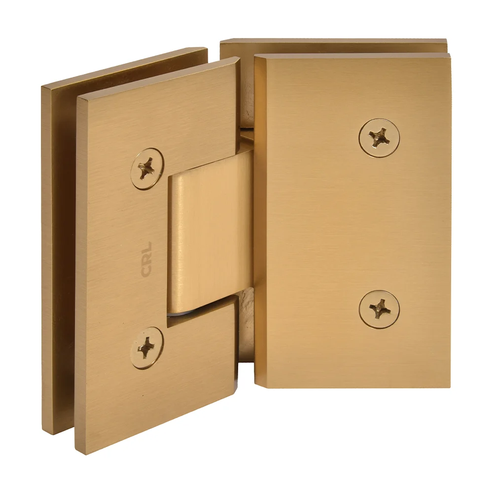 Glass to Glass Shower Door Hinge 135°: Vienna 045, Modern Gold – CRL V1E045MG, photo 3
