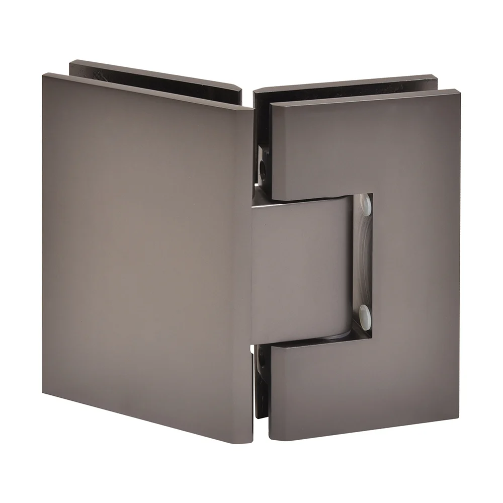 Glass to Glass Shower Door Hinge 135°: Vienna 045, Matte Gun Metal – CRL V1E045MGM