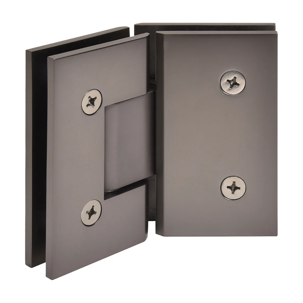 Glass to Glass Shower Door Hinge 135°: Vienna 045, Matte Gun Metal – CRL V1E045MGM, photo 3