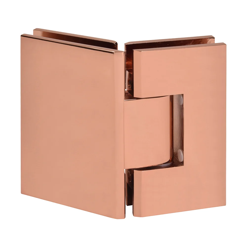 Glass to Glass Shower Door Hinge 135°: Vienna 045, Rose Gold – CRL V1E045RG