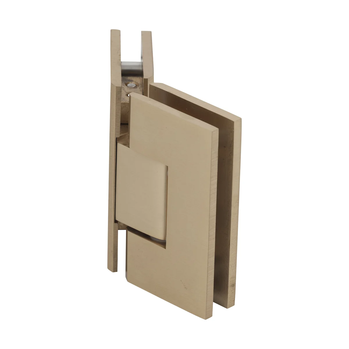 Glass to Glass Shower Door Hinge 135°: Vienna 045, Satin Brass – CRL V1E045SB