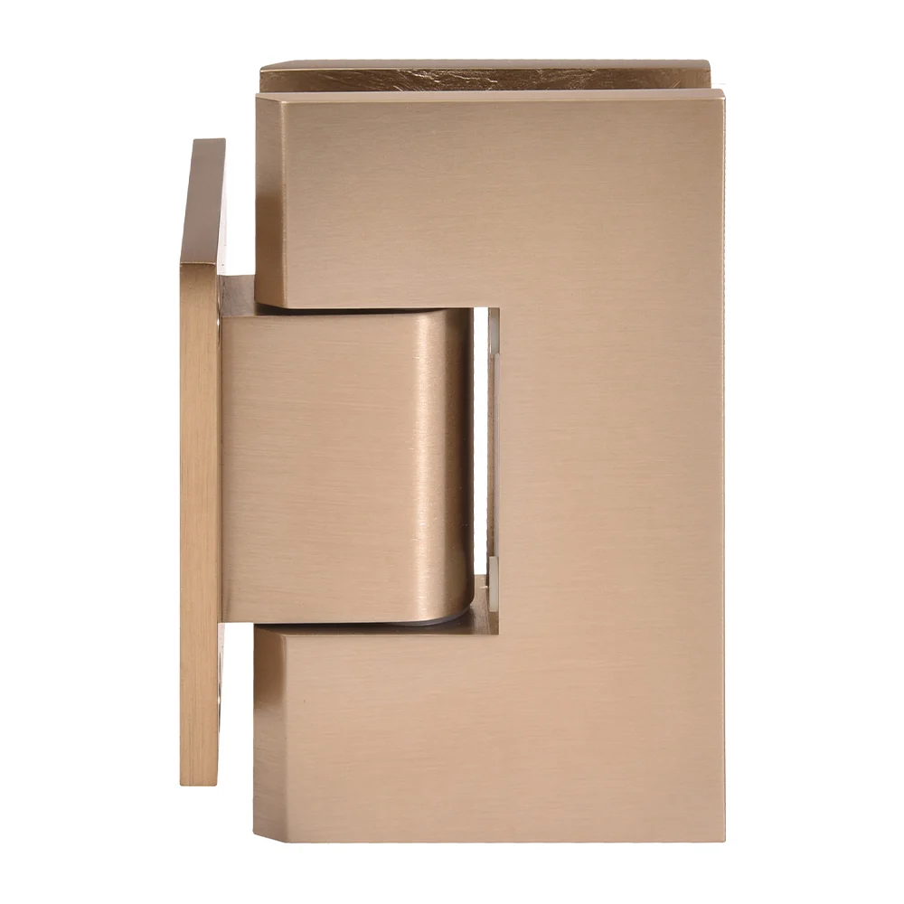 Shower Door Hinge: Vienna 074 Wall Mount, Short Back Plate, Dark Brushed Bronze – CRL V1E074DBBZ, photo 2