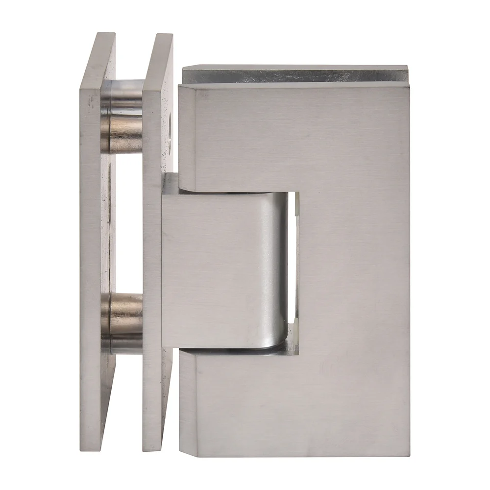 Glass to Glass Shower Door Hinge 90°: Vienna 092, Brushed Chrome – CRL V1E092BCH, photo 2
