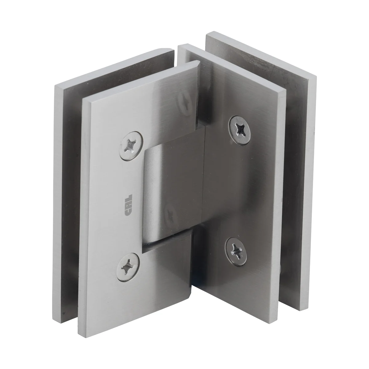 Glass to Glass Shower Door Hinge 90°: Vienna 092, Brushed Nickel – CRL V1E092BN, photo 3