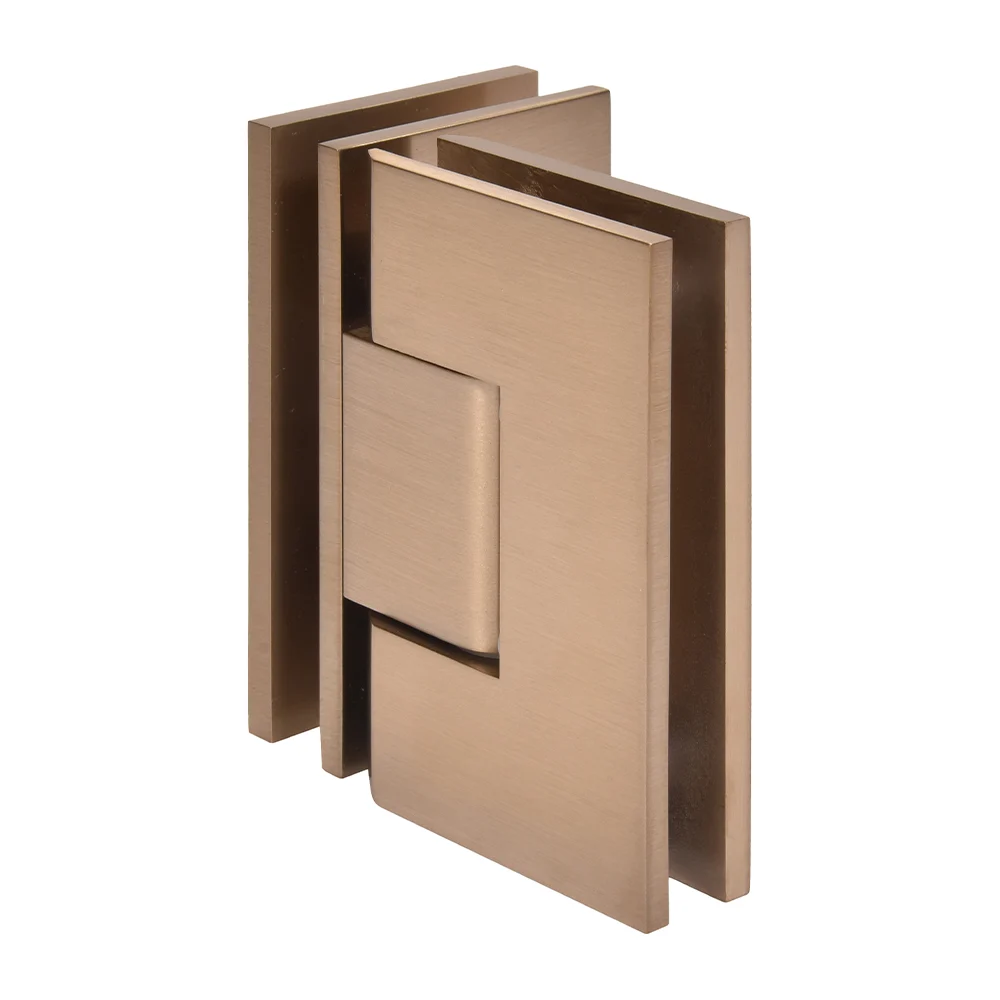 Glass to Glass Shower Door Hinge 90°: Vienna 092, Dark Brushed Bronze – CRL V1E092DBBZ
