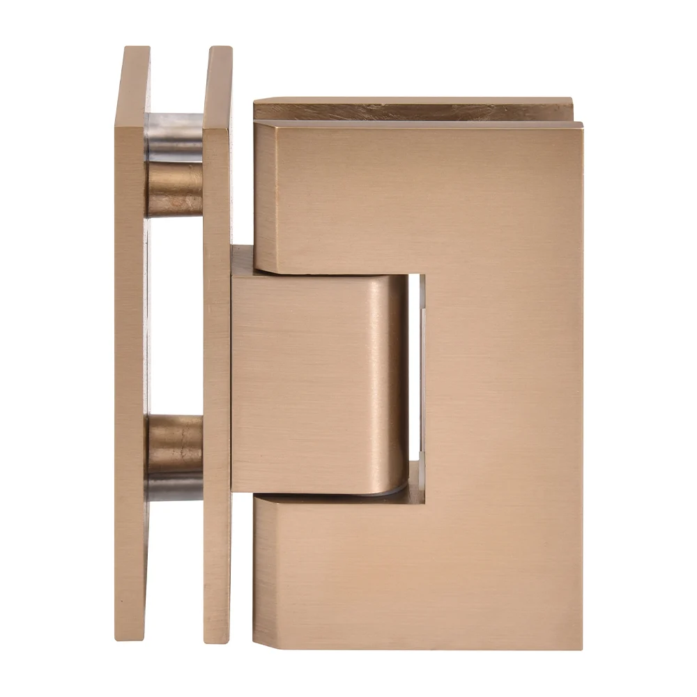 Glass to Glass Shower Door Hinge 90°: Vienna 092, Dark Brushed Bronze – CRL V1E092DBBZ, photo 2