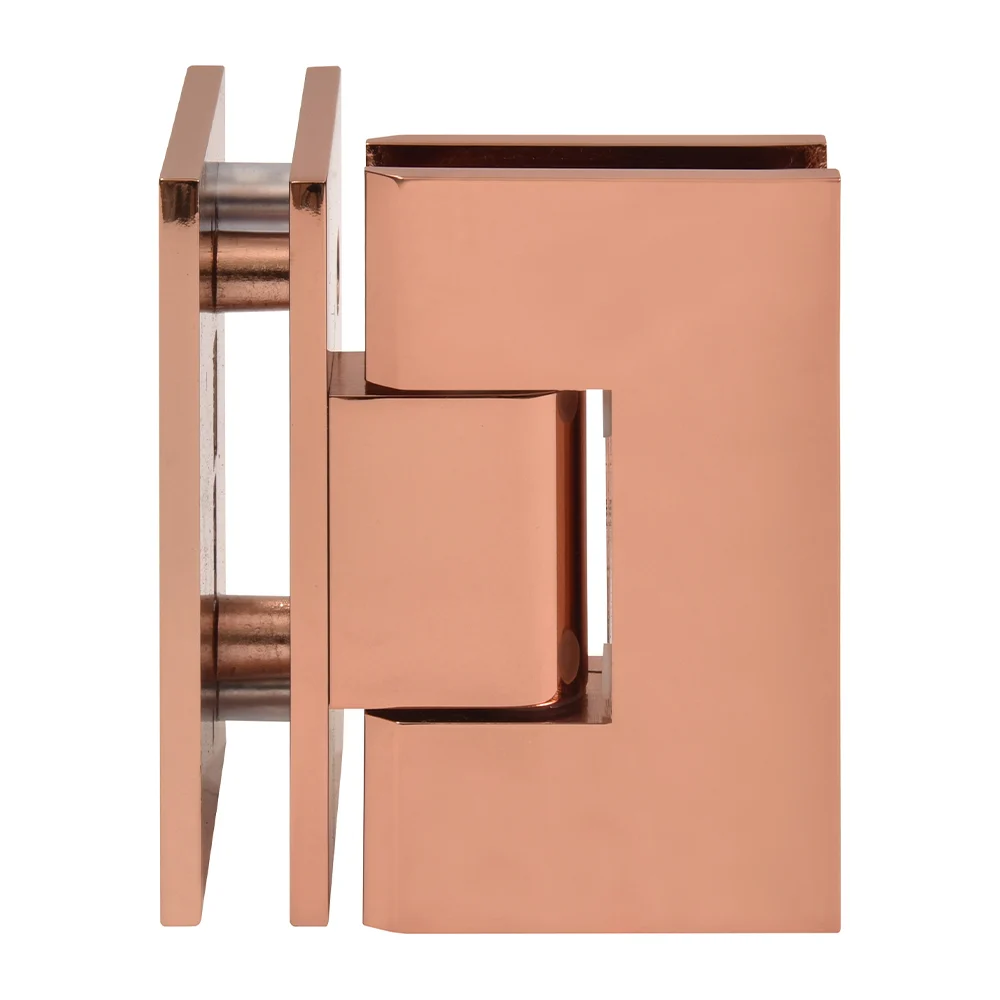 Glass to Glass Shower Door Hinge 90°: Vienna 092, Rose Gold – CRL V1E092RG, photo 2