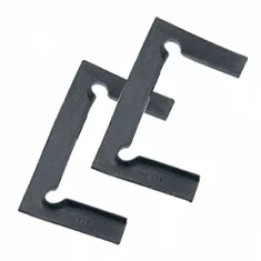 CRL Shower Door Hinge Gaskets – Vienna, 2.5 mm for 5/16" Glass, Black