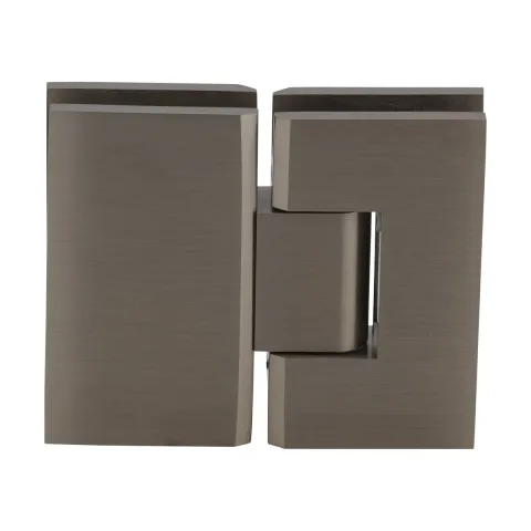 CRL Glass to Glass Shower Door Hinge 180° – Vienna 180, Brushed Bronze