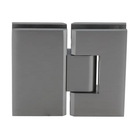 CRL Glass to Glass Shower Door Hinge 180° – Vienna 180, Brushed Nickel
