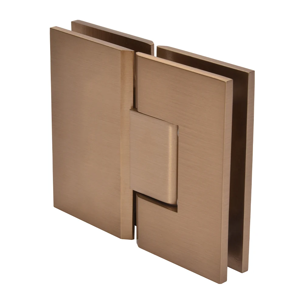 Glass to Glass Shower Door Hinge 180°: Vienna 180, Dark Brushed Bronze – CRL V1E180DBBZ