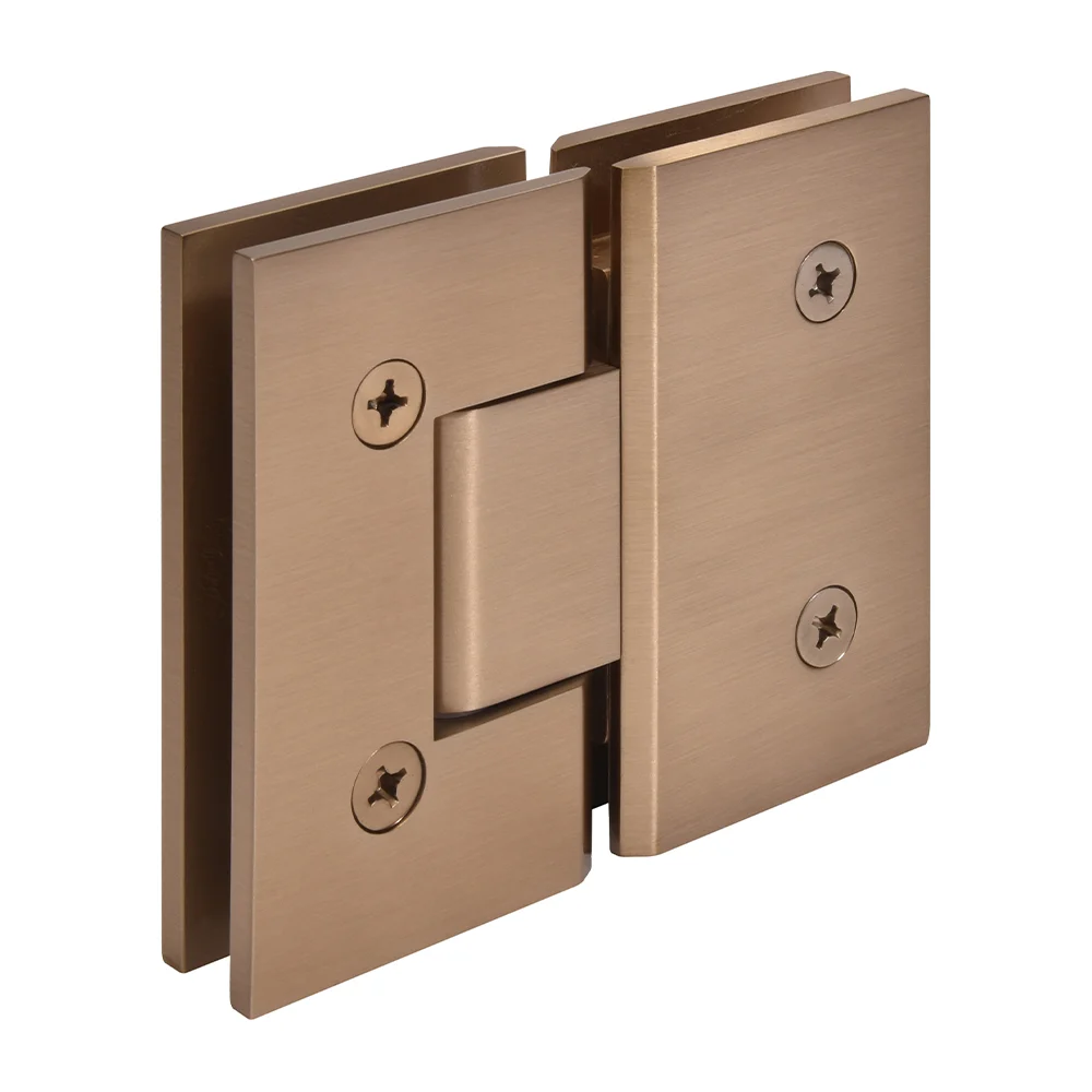 Glass to Glass Shower Door Hinge 180°: Vienna 180, Dark Brushed Bronze – CRL V1E180DBBZ, photo 3