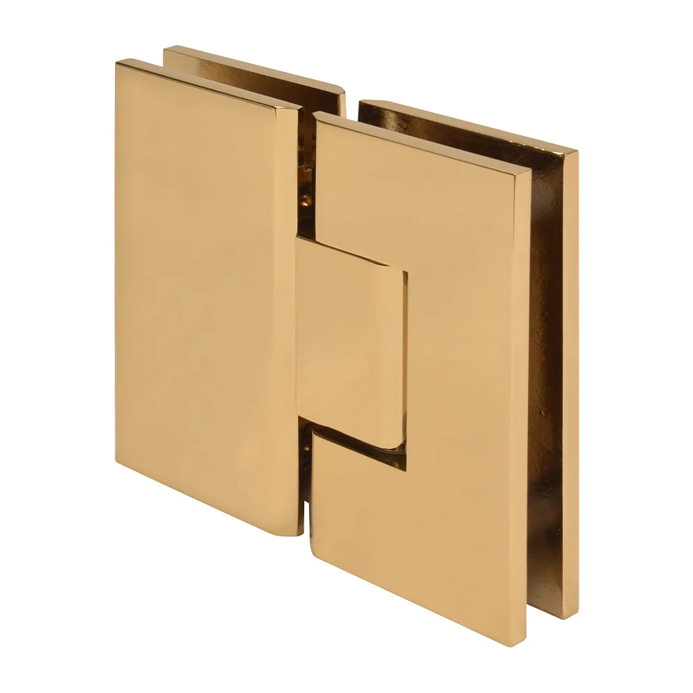 Glass to Glass Shower Door Hinge 180°: Vienna 180, French Gold – CRL V1E180FG