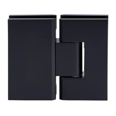 CRL Glass to Glass Shower Door Hinge 180° – Vienna 180, Matte Black