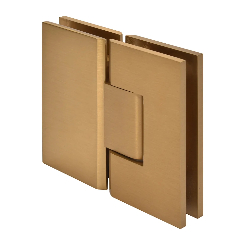 Glass to Glass Shower Door Hinge 180°: Vienna 180, Modern Gold – CRL V1E180MG