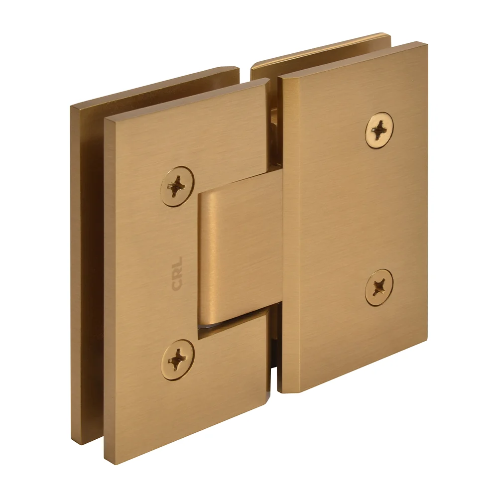 Glass to Glass Shower Door Hinge 180°: Vienna 180, Modern Gold – CRL V1E180MG, photo 3