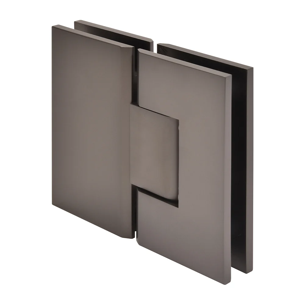 Glass to Glass Shower Door Hinge 180°: Vienna 180, Matte Gun Metal – CRL V1E180MGM