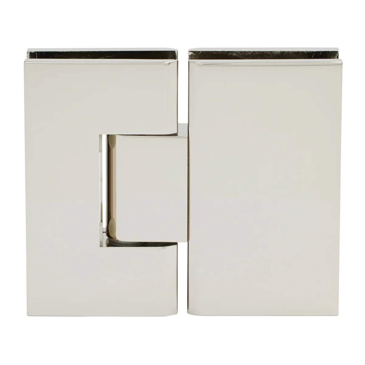 Glass to Glass Shower Door Hinge 180°: Vienna 180, Polished Nickel – CRL V1E180PN