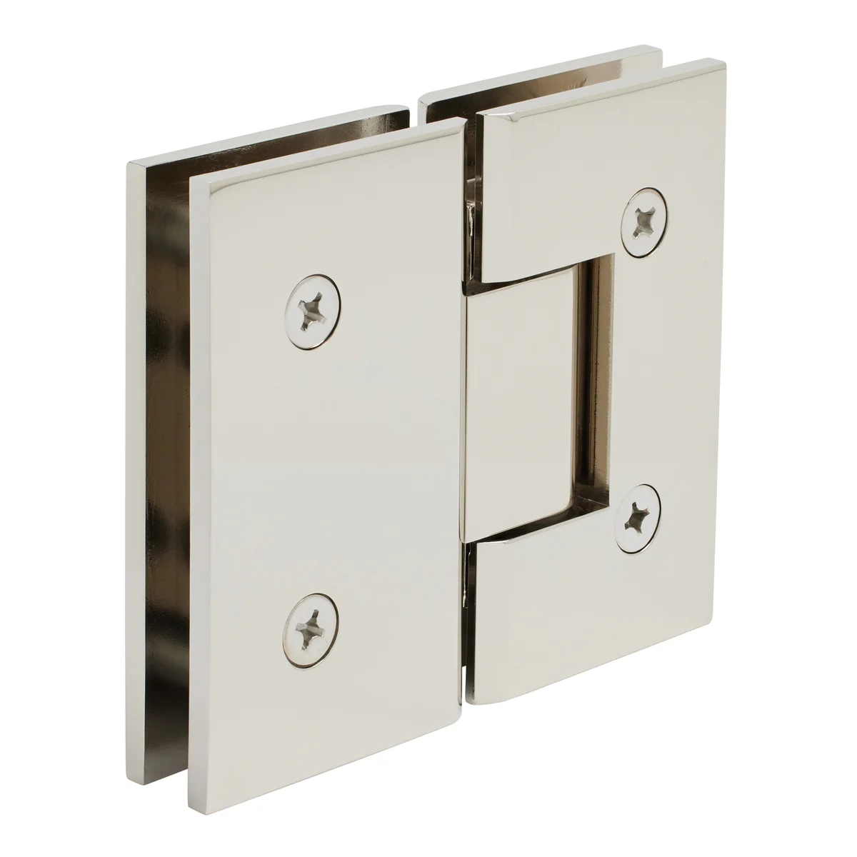 Glass to Glass Shower Door Hinge 180°: Vienna 180, Polished Nickel – CRL V1E180PN, photo 3
