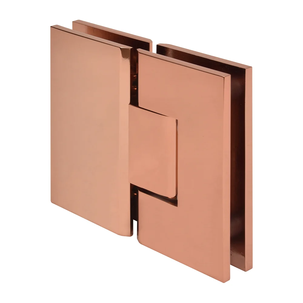 Glass to Glass Shower Door Hinge 180°: Vienna 180, Rose Gold – CRL V1E180RG