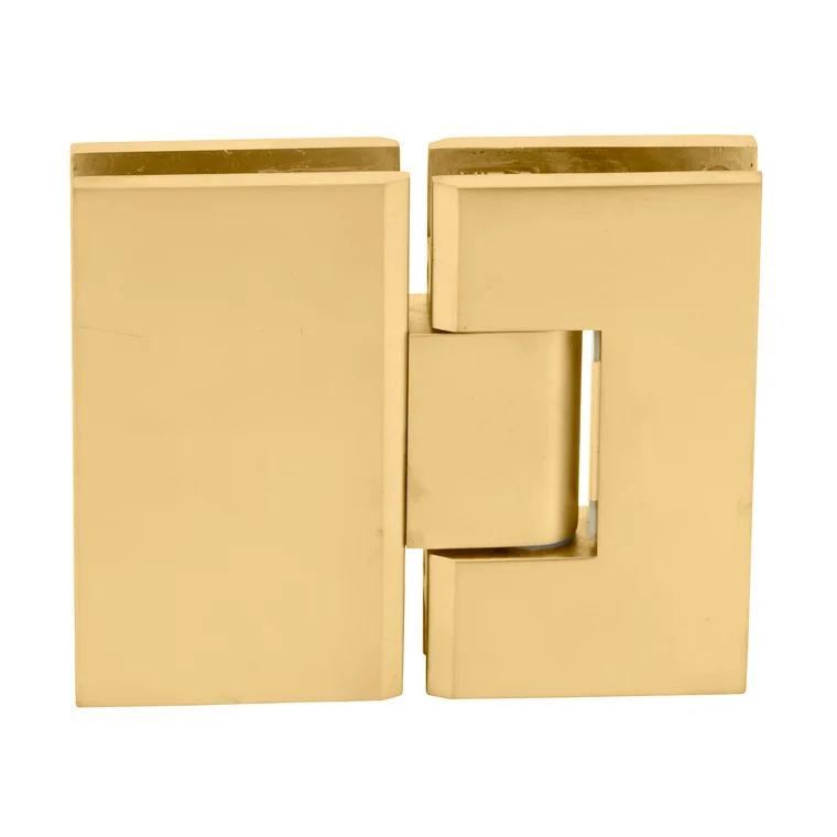 Glass to Glass Shower Door Hinge 180°: Vienna 180, Satin Brass – CRL V1E180SB