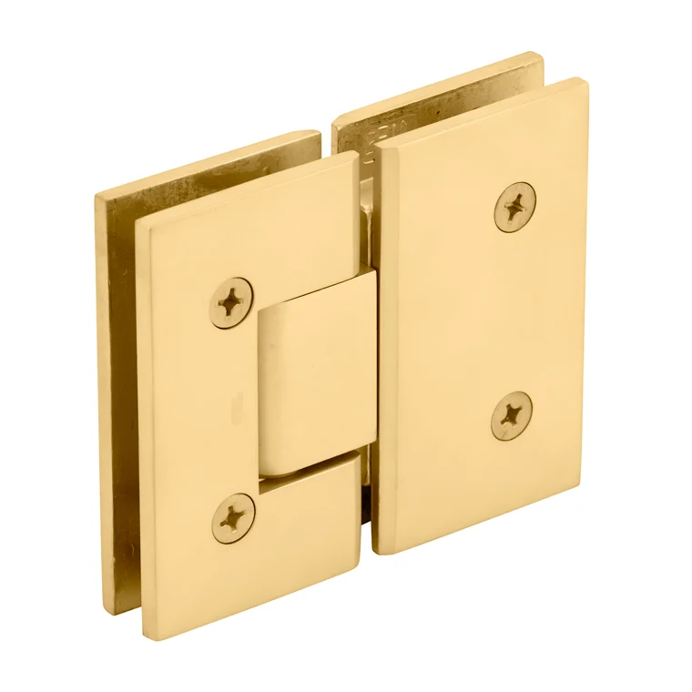 Glass to Glass Shower Door Hinge 180°: Vienna 180, Satin Brass – CRL V1E180SB, photo 3