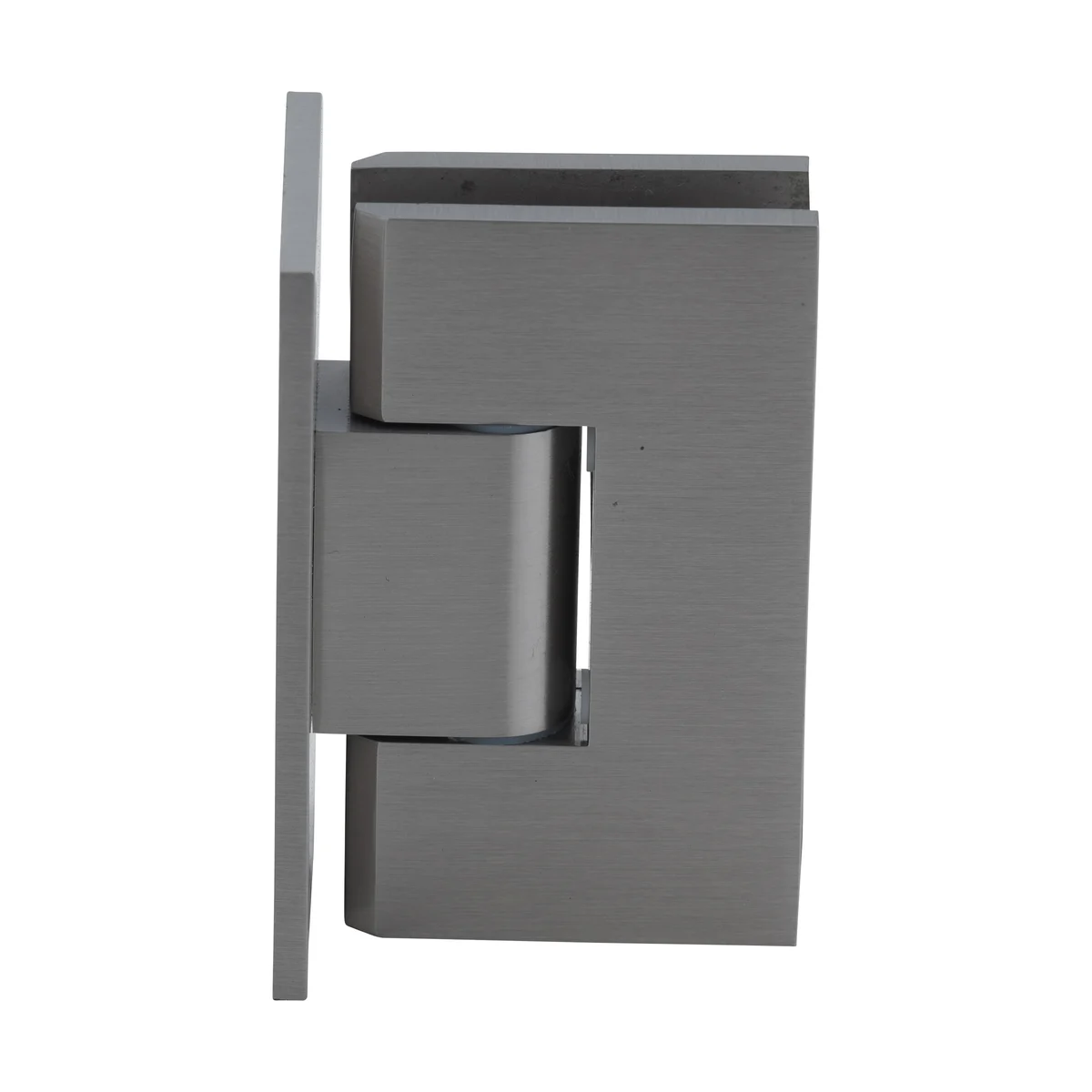 Shower Door Hinge: Vienna 337 Adjustable Wall Mount, Full Back Plate, Brushed Nickel – CRL V1E337BN
