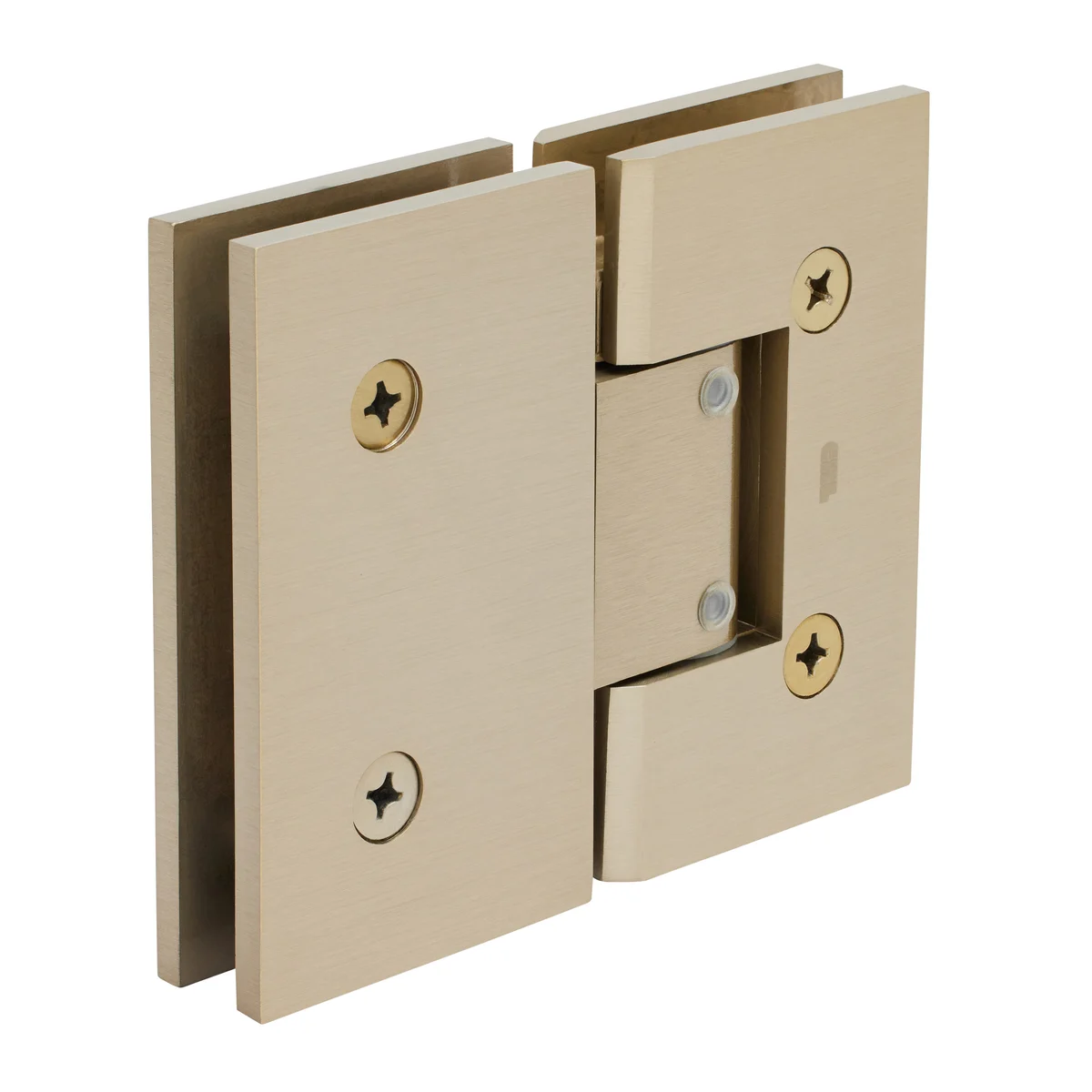 Glass to Glass Shower Door Hinge 180°: Vienna 380 Adjustable, Brushed Bronze – CRL V1E380BBRZ, photo 3