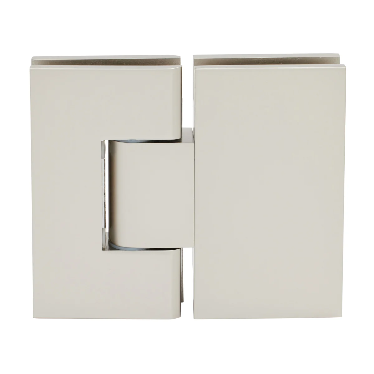 Glass to Glass Shower Door Hinge 180°: Vienna 380 Adjustable, Satin Nickel – CRL V1E380SN