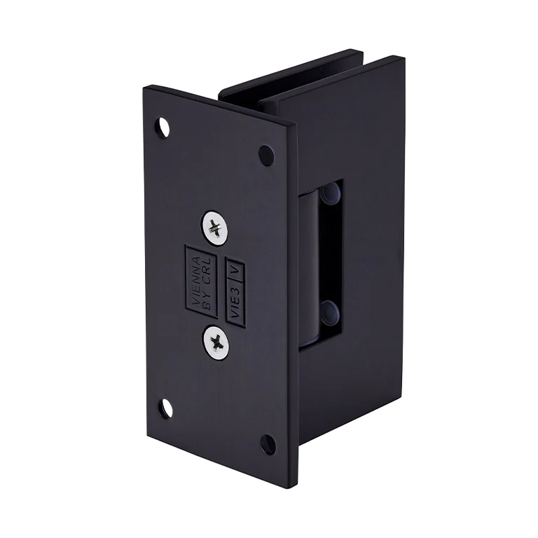 Shower Door Hinge: Vienna 537 5° Pre-Set Wall Mount, Full Back Plate, Oil Rubbed Bronze – CRL V1E5370RB, photo 3