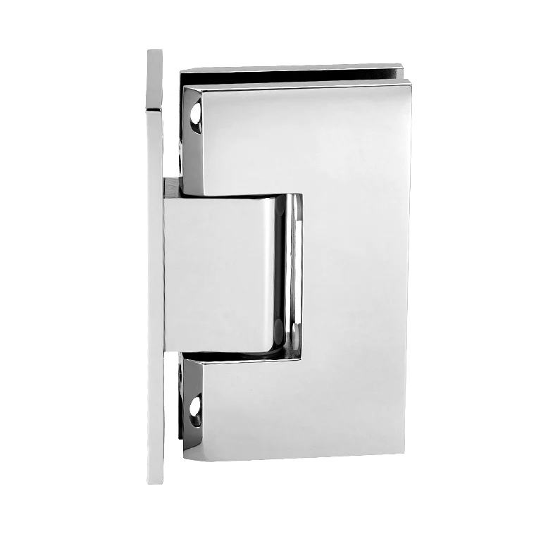 CRL V1E537CH Shower Door Hinge – Vienna 537 5° Pre-Set Wall Mount, Full Back Plate