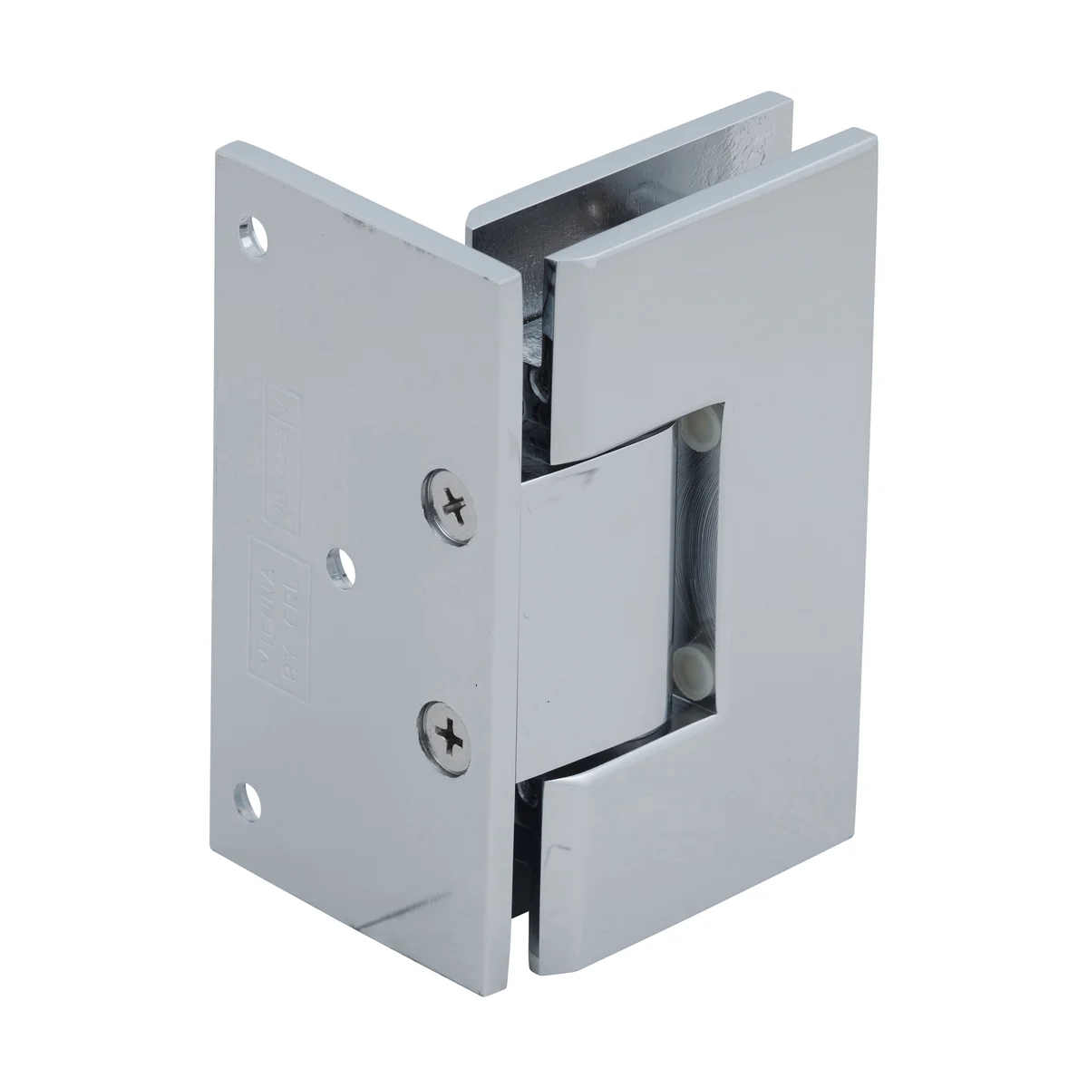 CRL V1E544CH Shower Door Hinge – Vienna 544 5° Pre-Set, Offset Back Plate