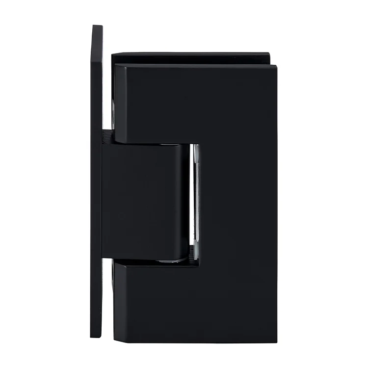 Shower Door Hinge: Vienna 544 5° Pre-Set, Offset Back Plate, Matte Black – CRL V1E544MBL, photo 3