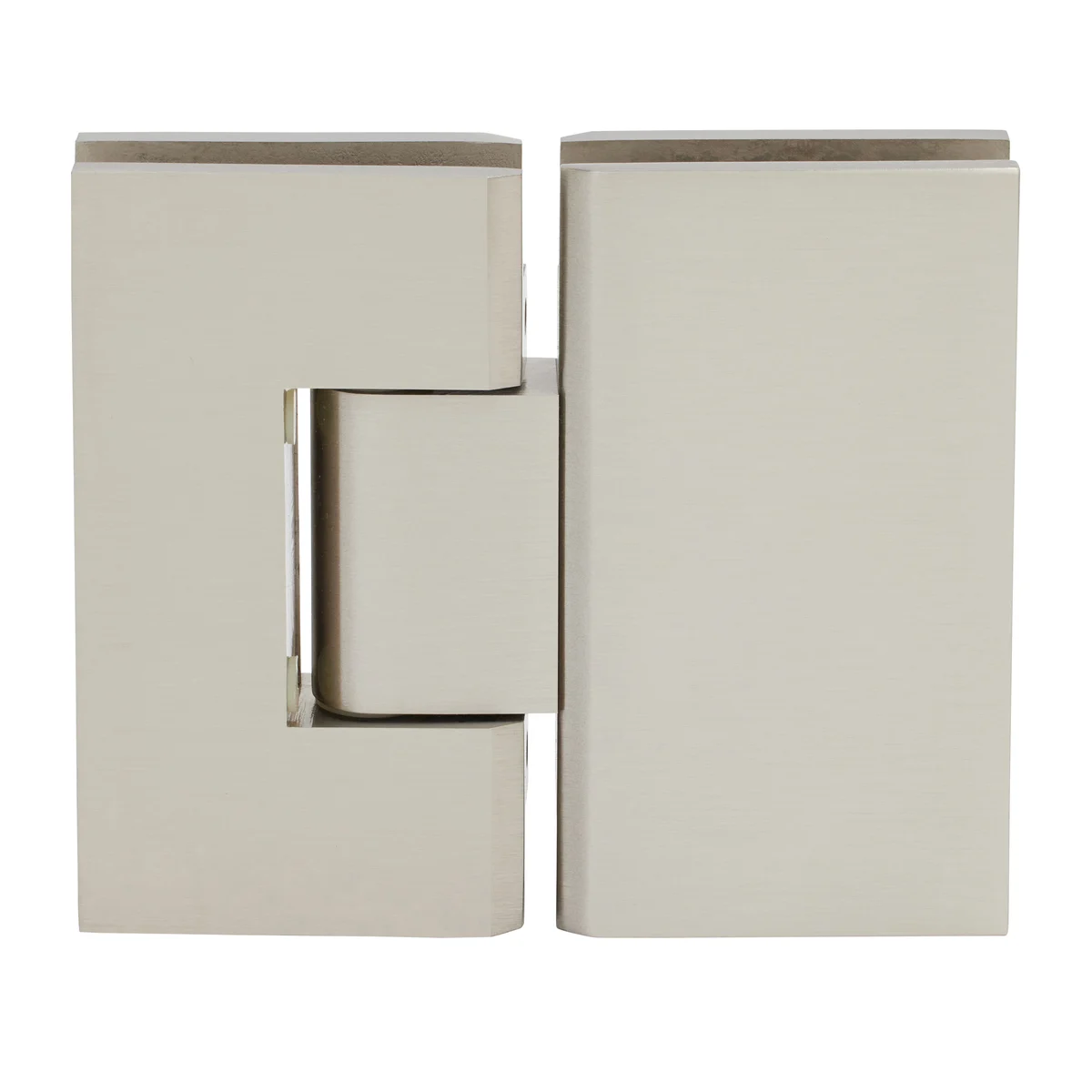 Glass to Glass Shower Door Hinge 180°: Vienna 580 5° Pre-Set, Brushed Nickel – CRL V1E580BN