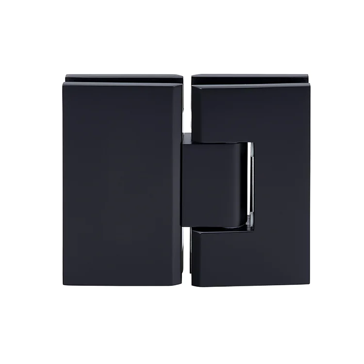 Glass to Glass Shower Door Hinge 180°: Vienna 580 5° Pre-Set, Matte Black – CRL V1E580MBL