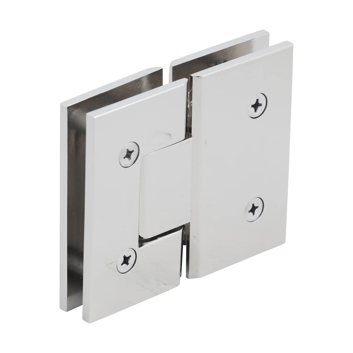 Glass to Glass Shower Door Hinge 180°: Vienna 580 5° Pre-Set, Polished Nickel – CRL V1E580PN, photo 3