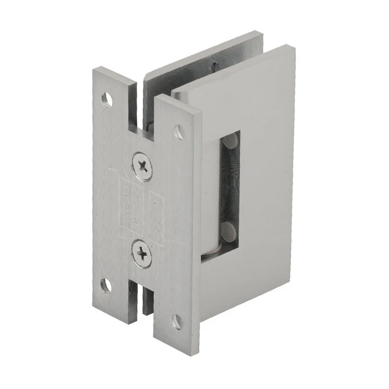 Shower Door Hinge: Vienna 037 Wall Mount, H Back Plate, Brushed Nickel – CRL V1EH037BN, photo 3
