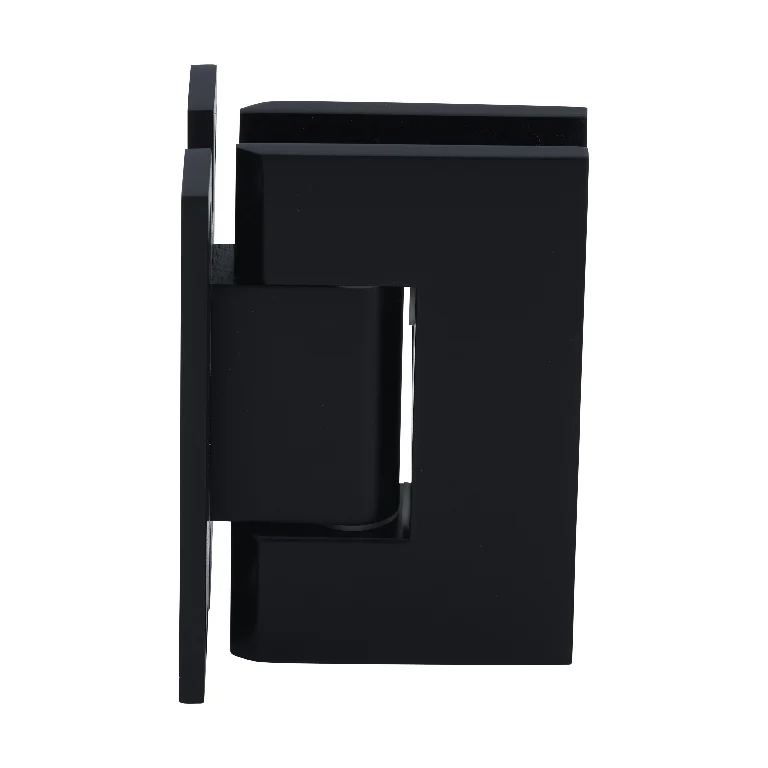 Shower Door Hinge: Vienna 037 Wall Mount, H Back Plate, Matte Black – CRL V1EH037MBL