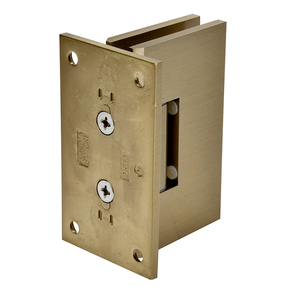Shower Door Hinge: Victoria 037 Wall Mount, Full Back Plate, Brushed Bronze – CRL VCT037BBRZ, photo 3