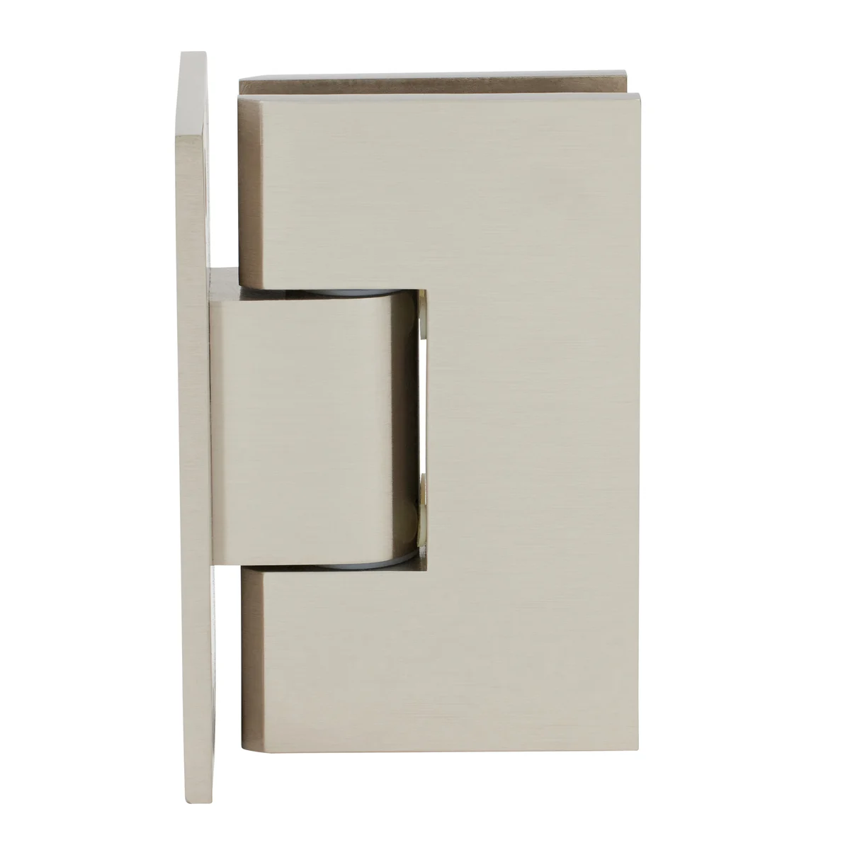 Shower Door Hinge: Victoria 037 Wall Mount, Full Back Plate, Brushed Nickel – CRL VCT037BN