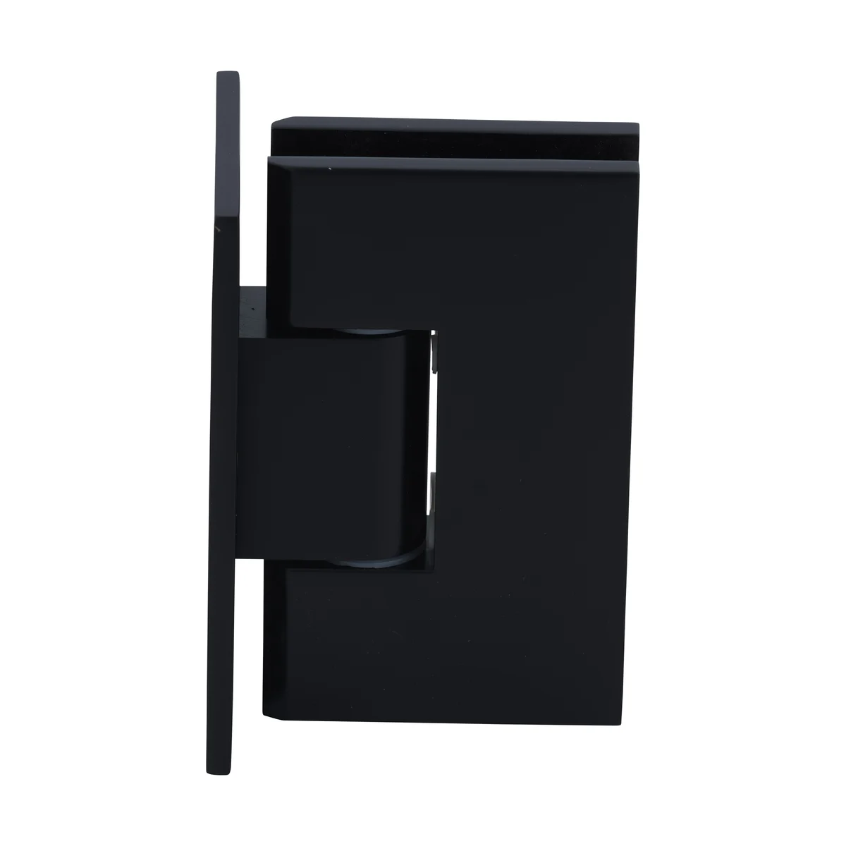 Shower Door Hinge: Victoria 037 Wall Mount, Full Back Plate, Matte Black – CRL VCT037MBL